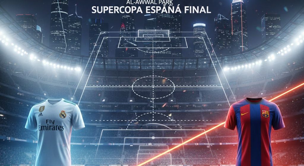 Riyadh’s Desert Showdown: A Tactical Masterclass as Real Madrid and Barcelona Clash for Super Cup Glory